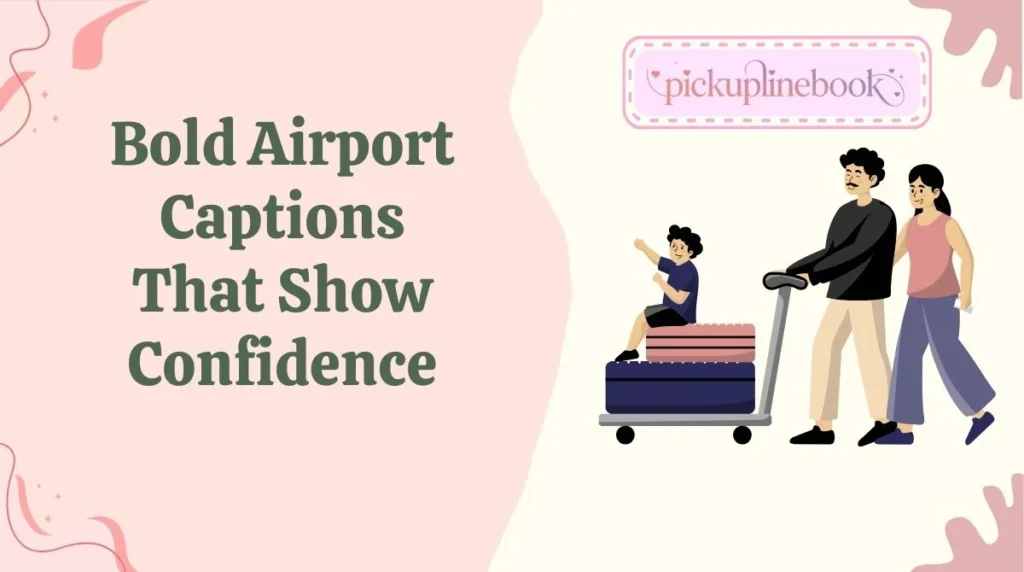 Bold Airport Captions That Show Confidence