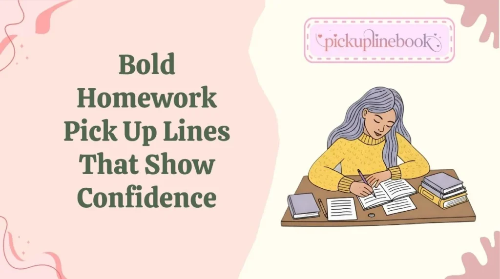 Bold Homework Pick Up Lines That Show Confidence