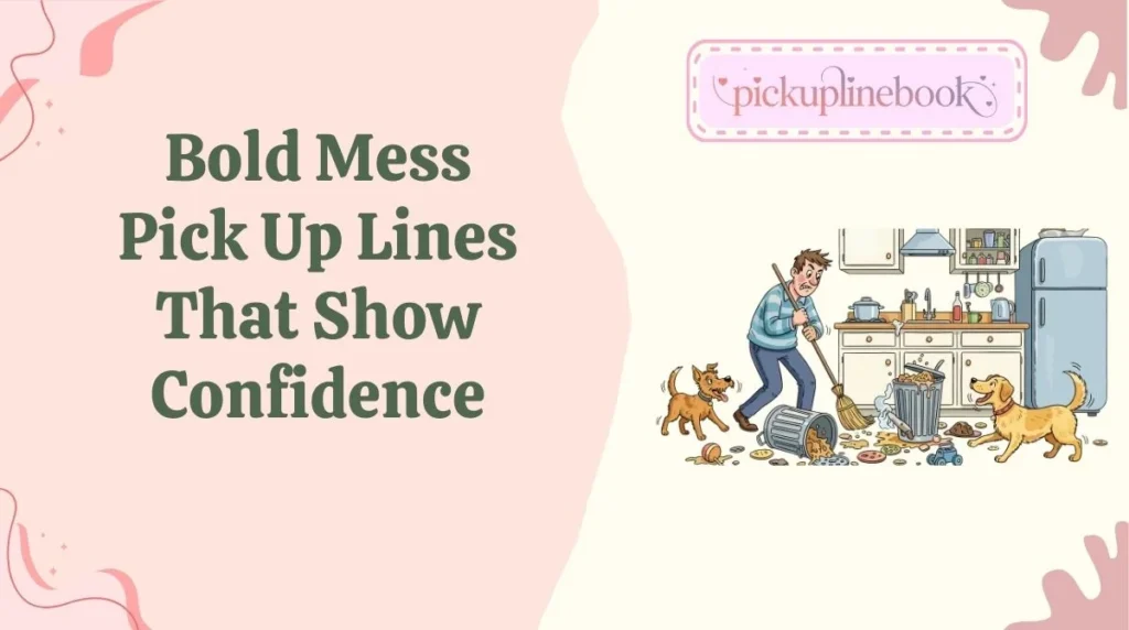 Bold Mess Pick Up Lines That Show Confidence