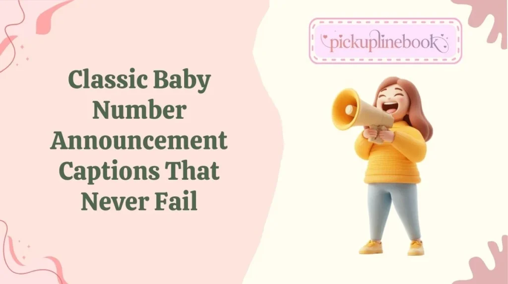 Classic Baby Number Announcement Captions That Never Fail