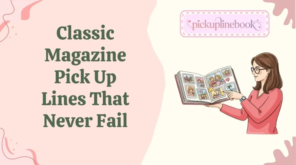 Classic Magazine Pick Up Lines That Never Fail