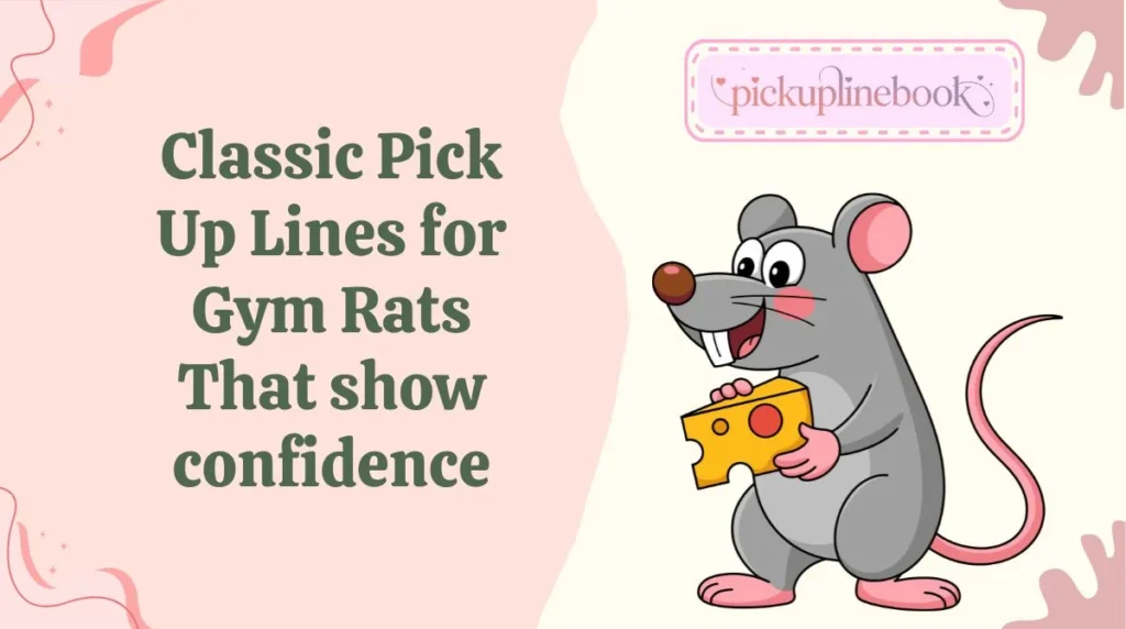 Classic Pick Up Lines for Gym Rats That show confidence