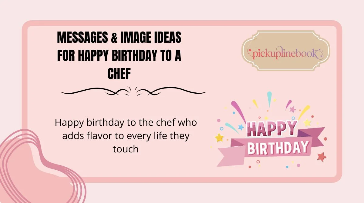 Messages & Image Ideas for Happy Birthday to a Chef