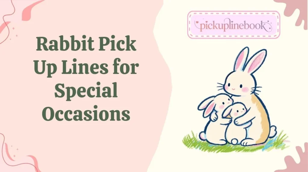 Rabbit Pick Up Lines for Special Occasions