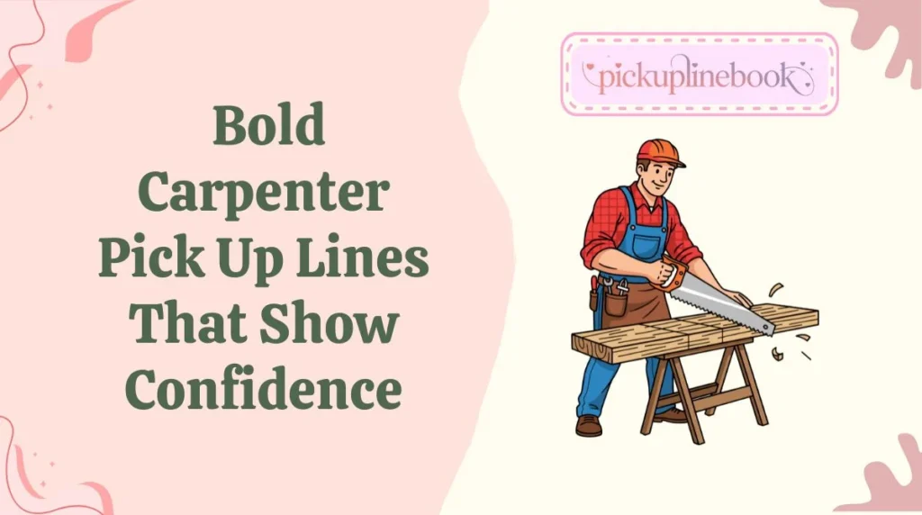 Bold Carpenter Pick Up Lines That Show Confidence