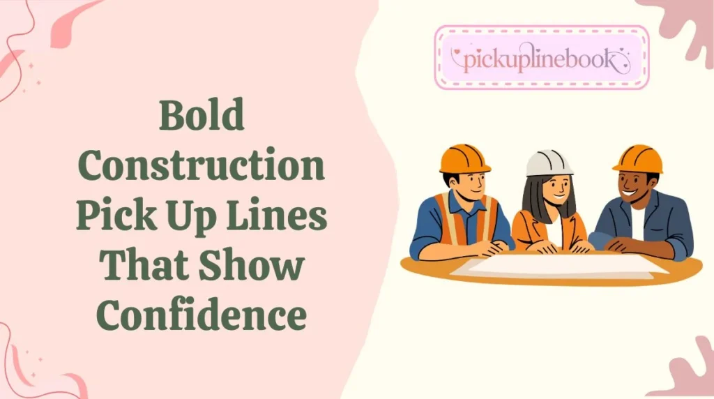 Bold Construction Pick Up Lines That Show Confidence
