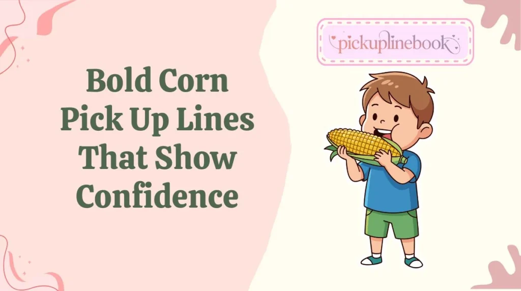 Bold Corn Pick Up Lines That Show Confidence