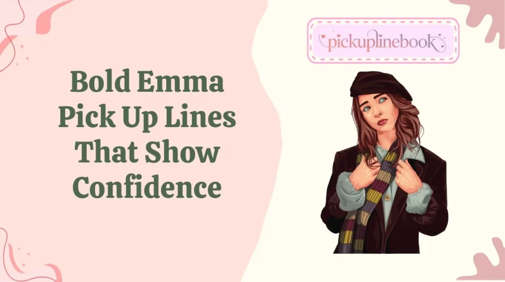 Bold Emma Pick Up Lines That Show Confidence