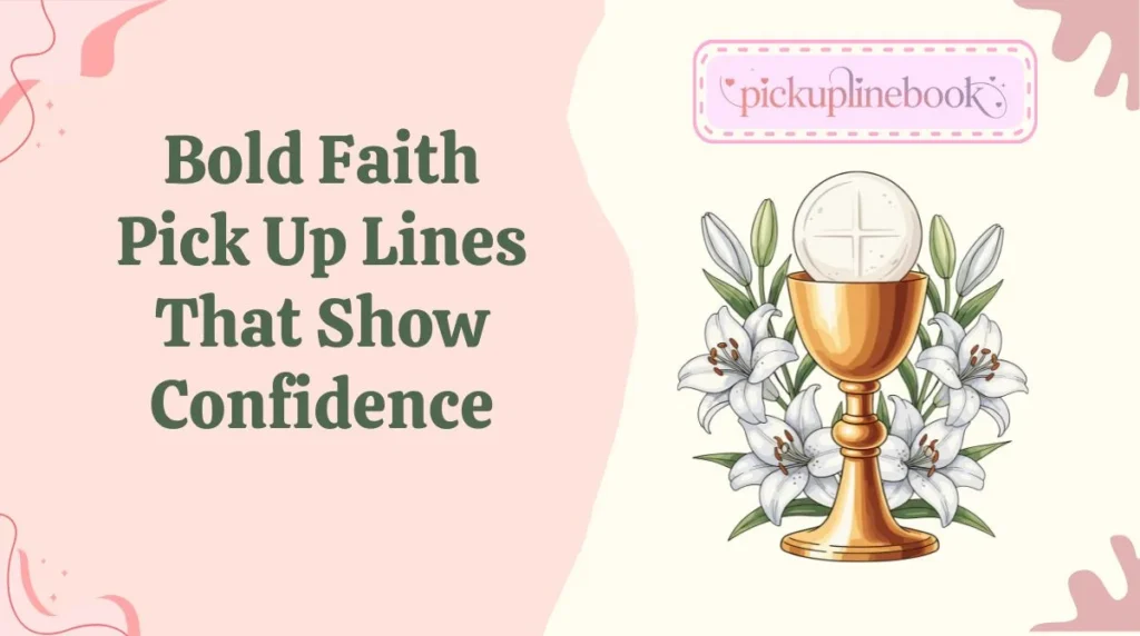 Bold Faith Pick Up Lines That Show Confidence