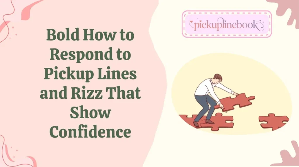 Bold How to Respond to Pickup Lines and Rizz That Show Confidence