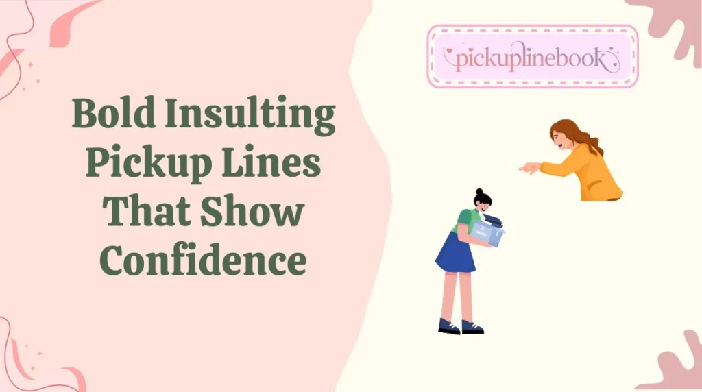 Bold Insulting Pickup Lines That Show Confidence