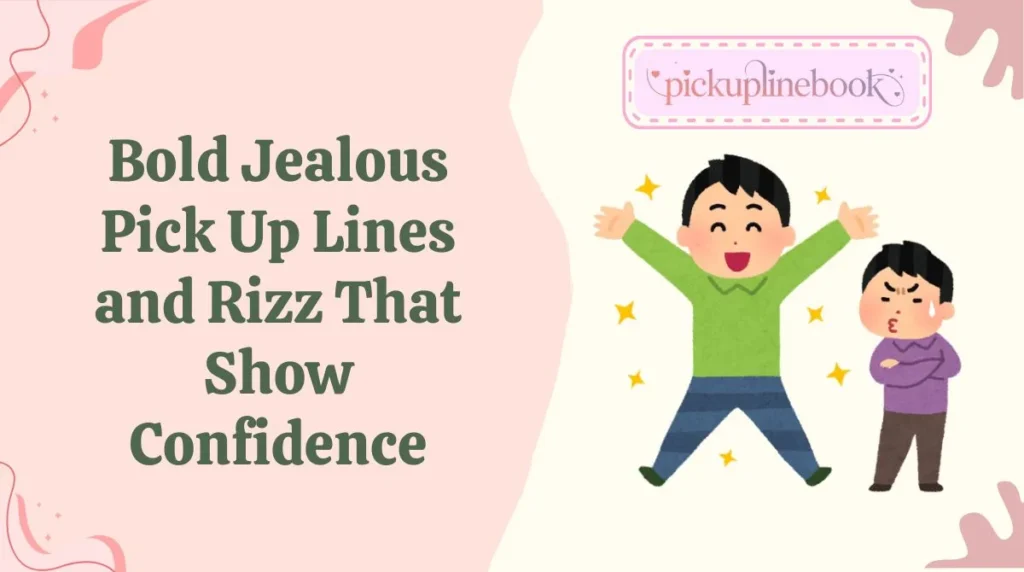 Bold Jealous Pick Up Lines and Rizz That Show Confidence