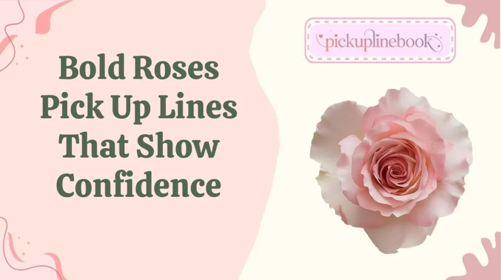 Bold Roses Pick Up Lines That Show Confidence