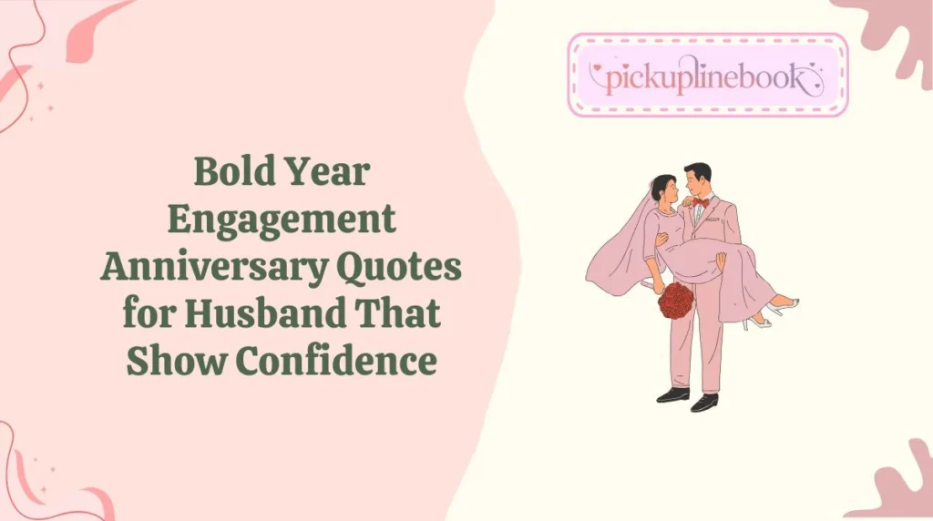 Bold Year Engagement Anniversary Quotes for Husband That Show Confidence
