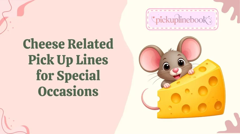 Cheese Related Pick Up Lines for Special Occasions