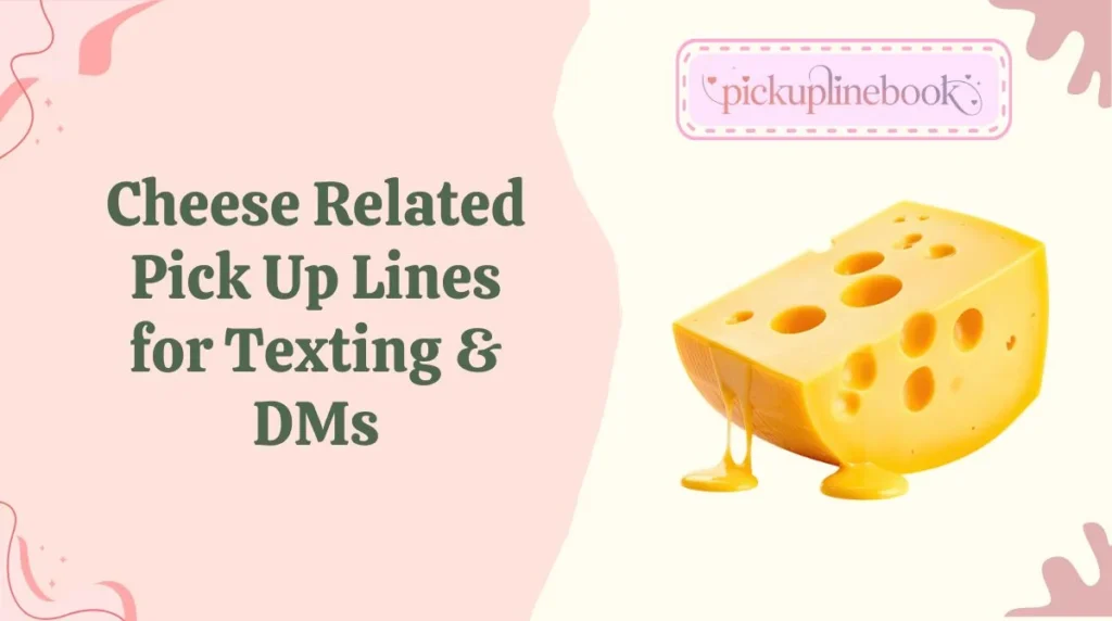 Cheese Related Pick Up Lines for Texting & DMs