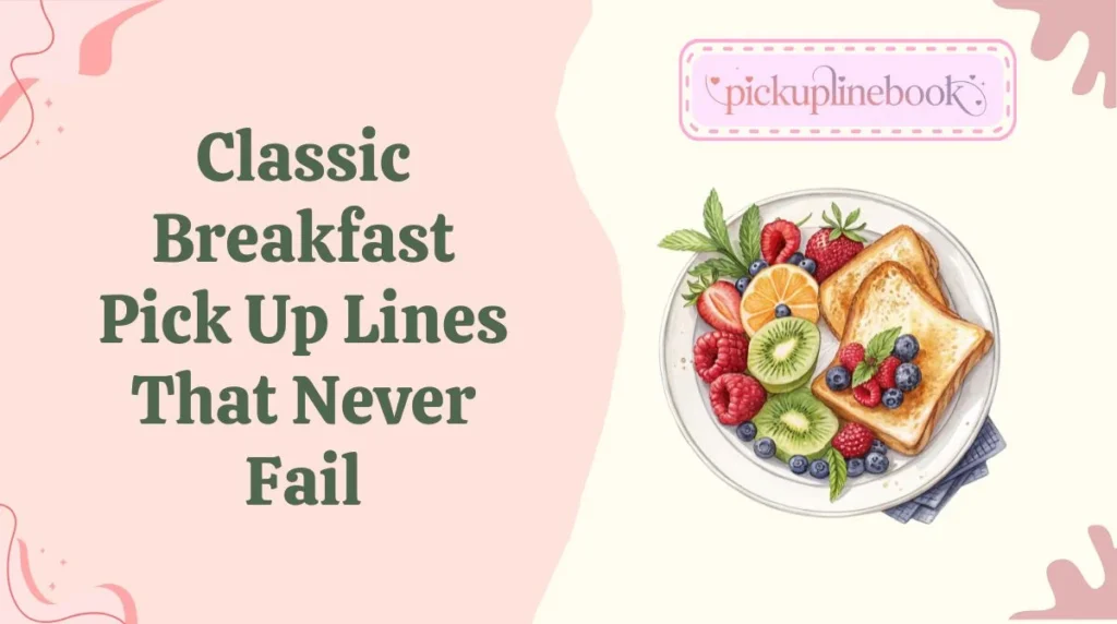 Classic Breakfast Pick Up Lines That Never Fail