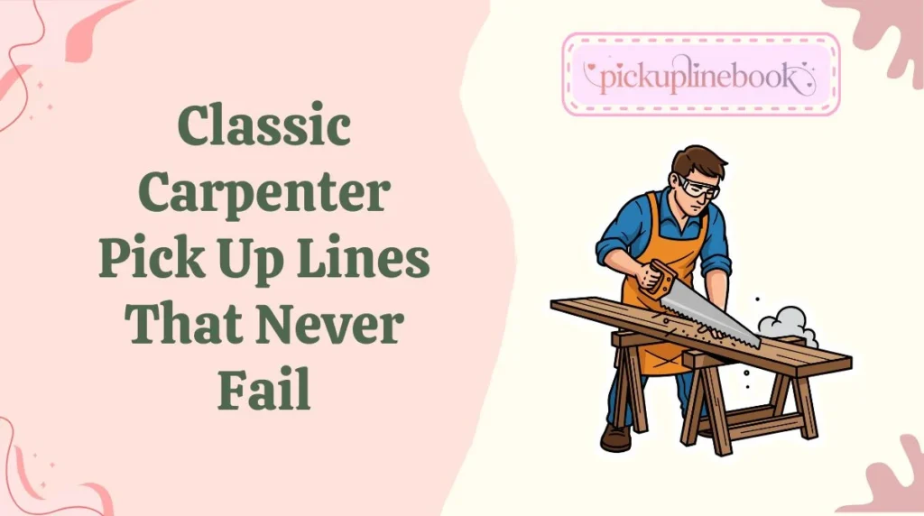 Classic Carpenter Pick Up Lines That Never Fail