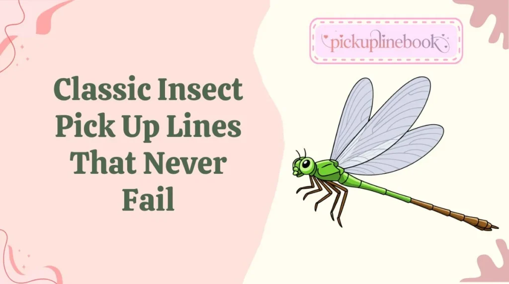 Classic Insect Pick Up Lines That Never Fail