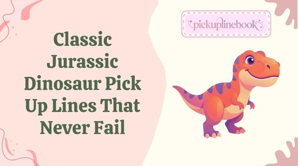 Classic Jurassic Dinosaur Pick Up Lines That Never Fail