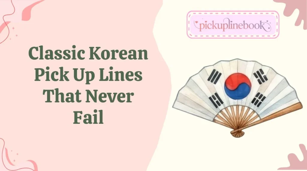 Classic Korean Pick Up Lines That Never Fail