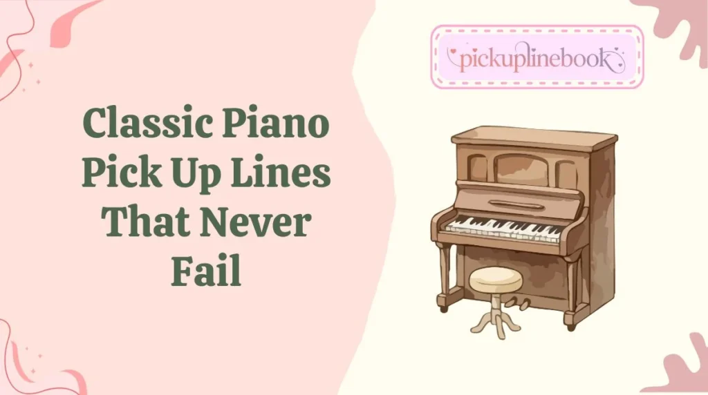 Classic Piano Pick Up Lines That Never Fail