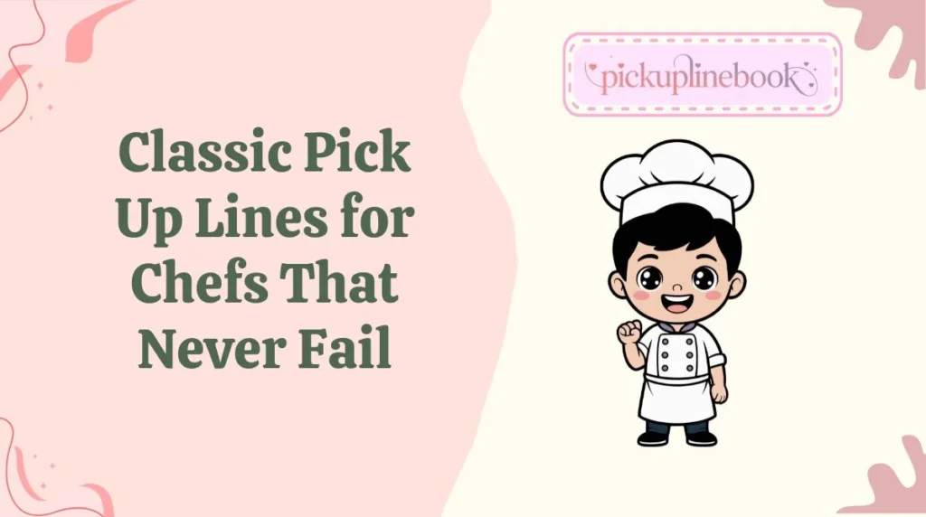 Classic Pick Up Lines for Chefs That Never Fail