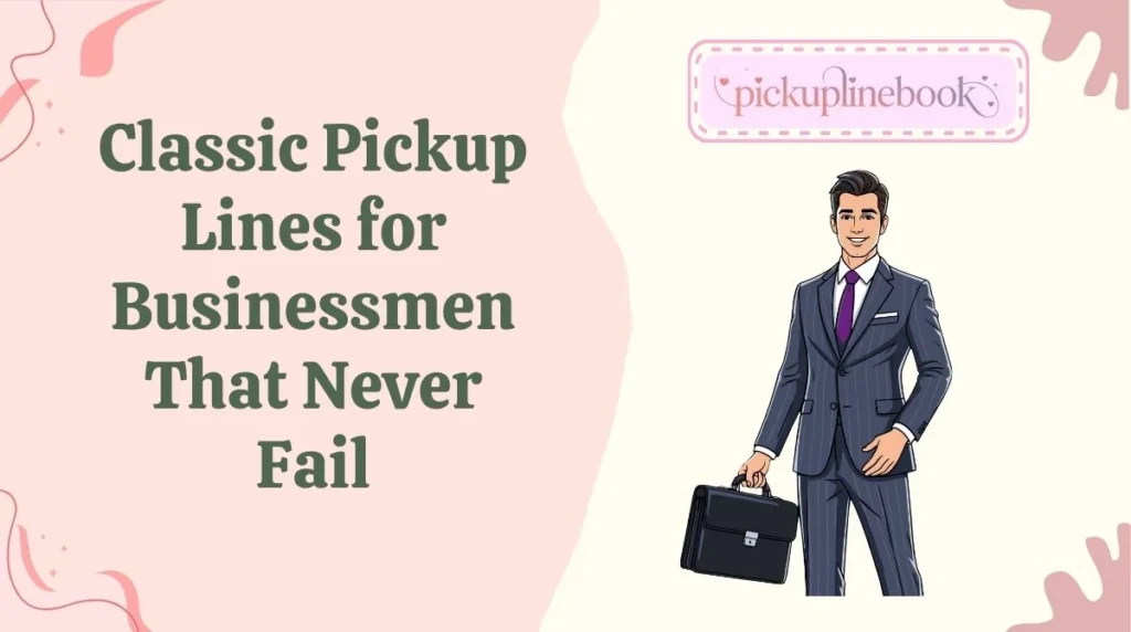 Classic Pickup Lines for Businessmen That Never Fail