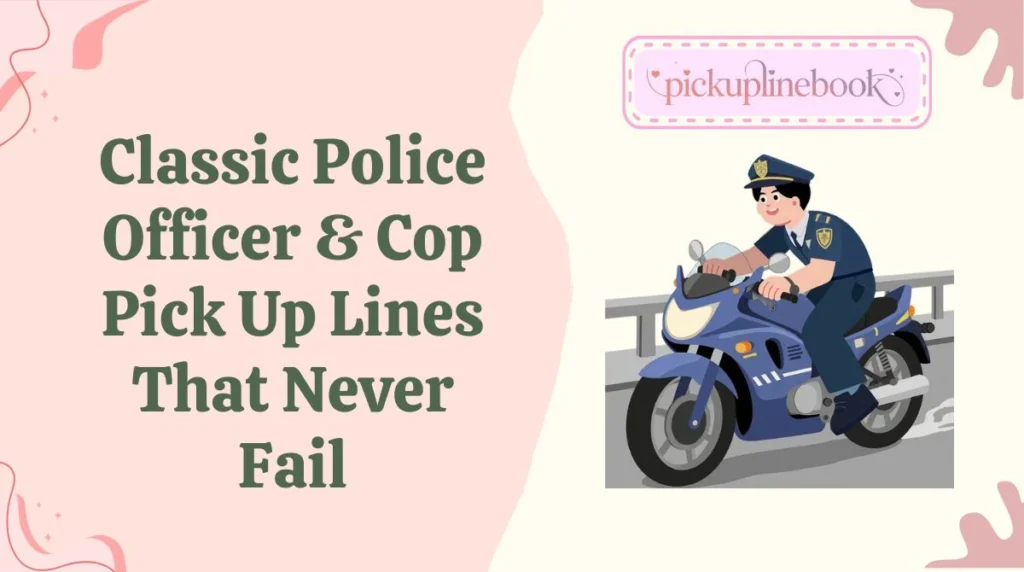 Classic Police Officer & Cop Pick Up Lines That Never Fail