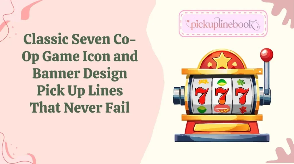 Classic Seven Co-Op Game Icon and Banner Design Pick Up Lines That Never Fail