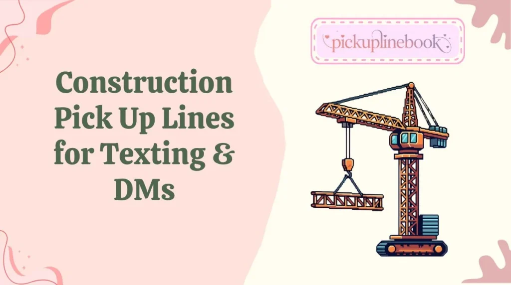 Construction Pick Up Lines for Texting & DMs