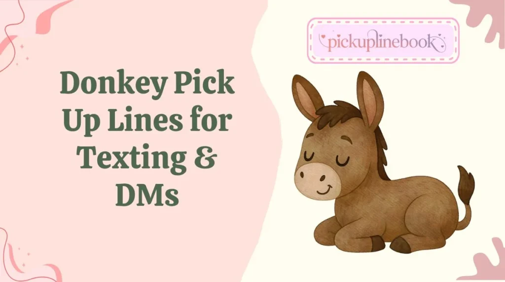 Donkey Pick Up Lines for Texting & DMs