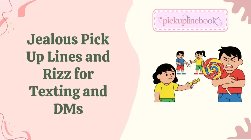 Jealous Pick Up Lines and Rizz for Texting and DMs
