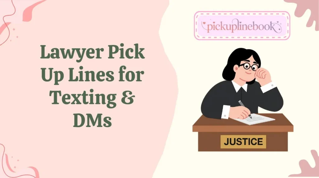 Lawyer Pick Up Lines for Texting & DMs