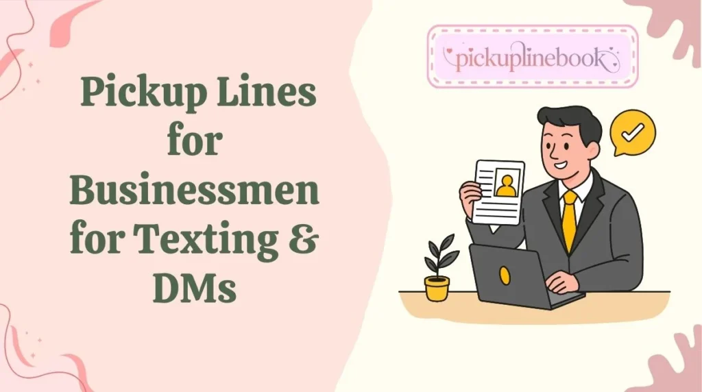 Pickup Lines for Businessmen for Texting & DMs