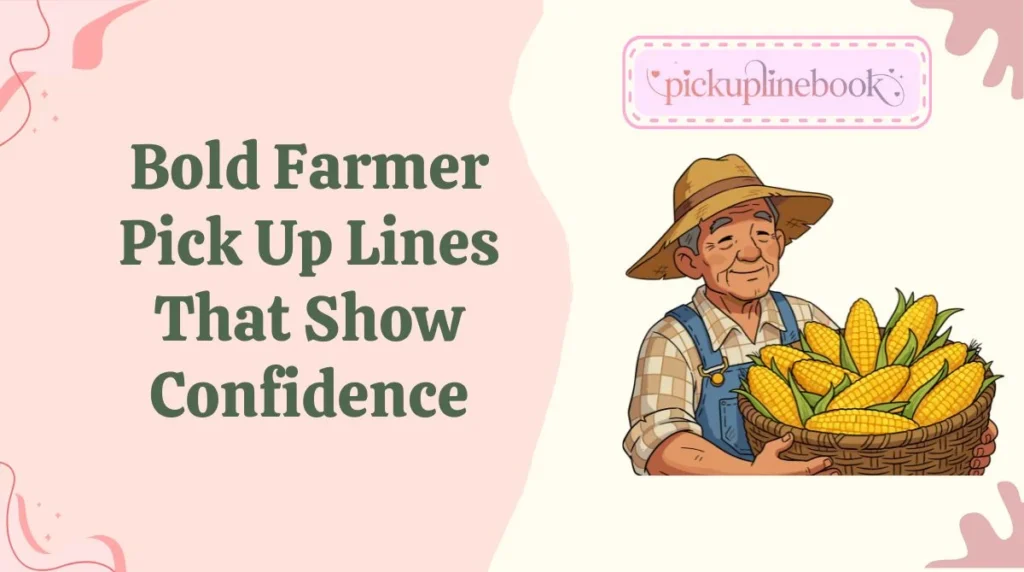 Bold Farmer Pick Up Lines That Show Confidence